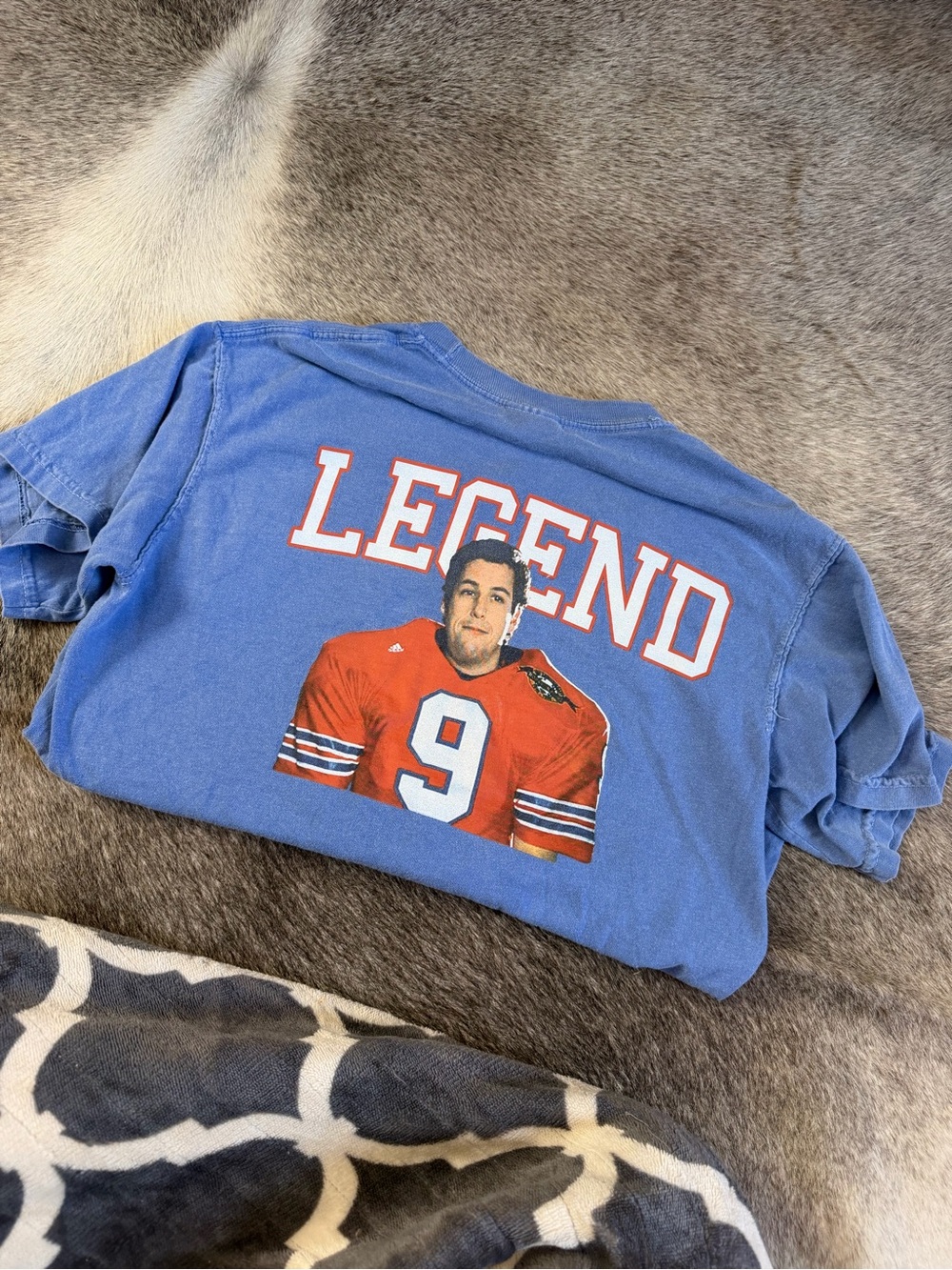 Blue 'Legend' Graphic Short-Sleeve Tee